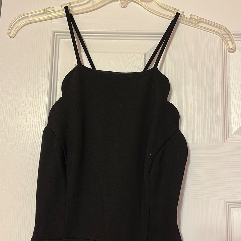 LUSH open back scalloped black mini cocktail dress, worn once